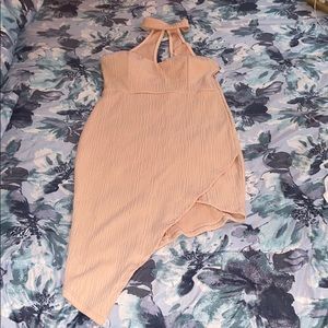 Cocktail Coker midi asymmetrical dress